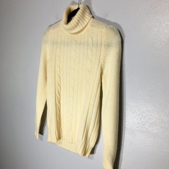 Vintage 60s Knockabouts by Pendleton Fisherman Cable Knit Sweater, 100% Wool - Picture 8 of 11